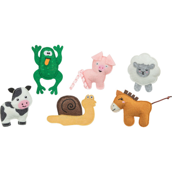 Animaux de ferme feutre catnip 8–11 cm de Trixie - Produit pour animaux dans T050