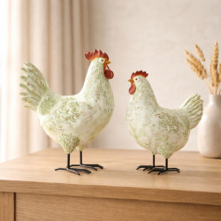 POULE/COQ CORALINE ASS de Décoration de la maison à Libourne dans E010
