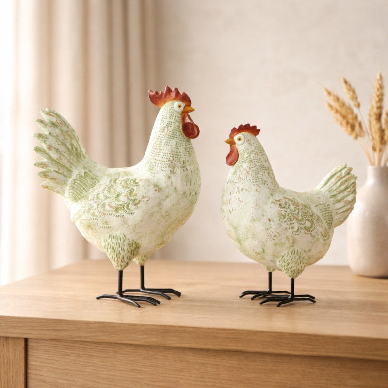 POULE/COQ CORALINE ASS de Décoration de la maison à Libourne dans E010