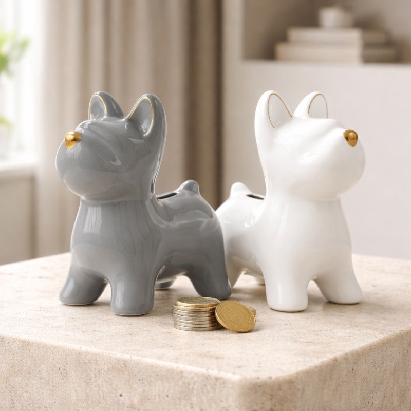 TIRELIRE CHIEN BATILOU 17CM ASS de Décoration de la maison à Libourne dans E010
