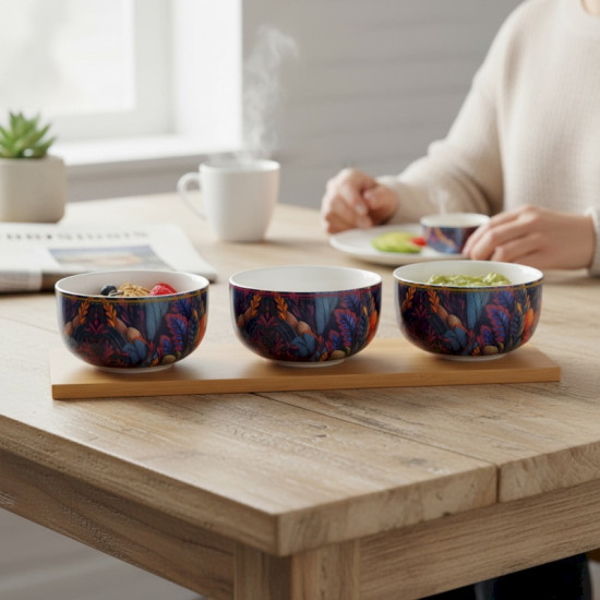 COFFRET APERO ECCENTRIC PLAT+3 BOLS de Décoration de la maison à Libourne dans E010