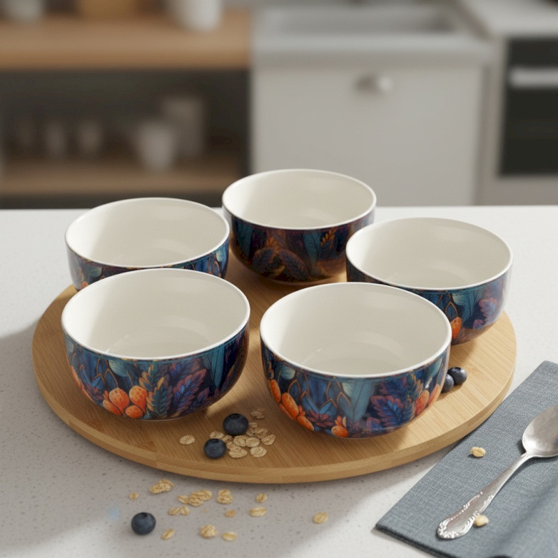 COFFRET APERO ECCENTRIC PLAT+5 BOLS de Décoration de la maison à Libourne dans E010