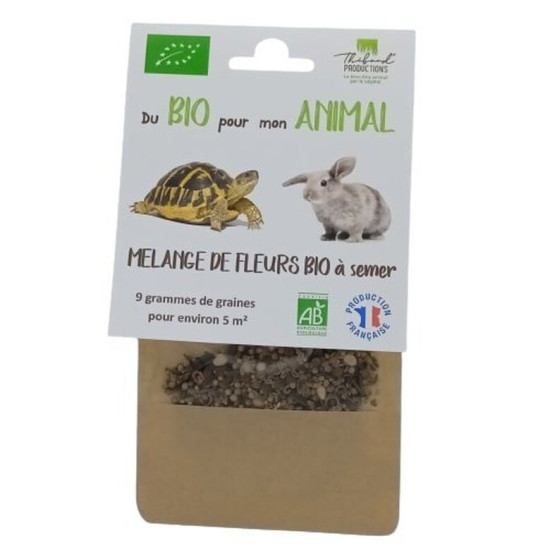 Mélange de Fleurs Bio pour Tortues à Semer en Jardin Aménagé de Animalerie Libourne et Bordeaux - Gironde dans A073