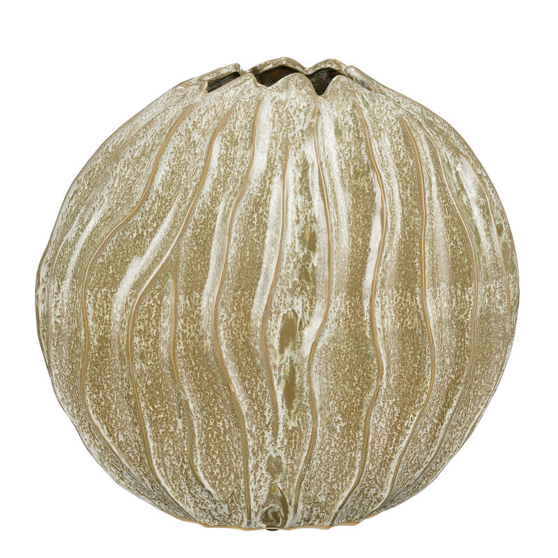 VASE JOVI VERT L43XB22.5 H41CM de Edelman - deco maison et noël dans E009
