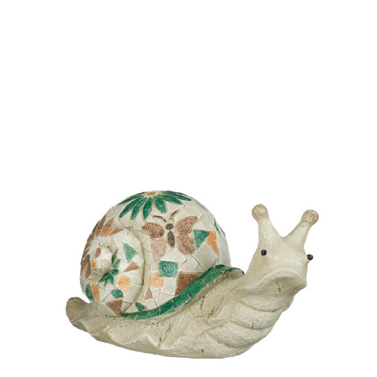 STATUE ESCARGOT VERT L40XB17 H20CM de Edelman - deco maison et noël dans E009