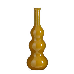VASE BENITO VERRE RECYCLE OCRE H75 D26.5CM de Edelman - deco maison et noël dans E009