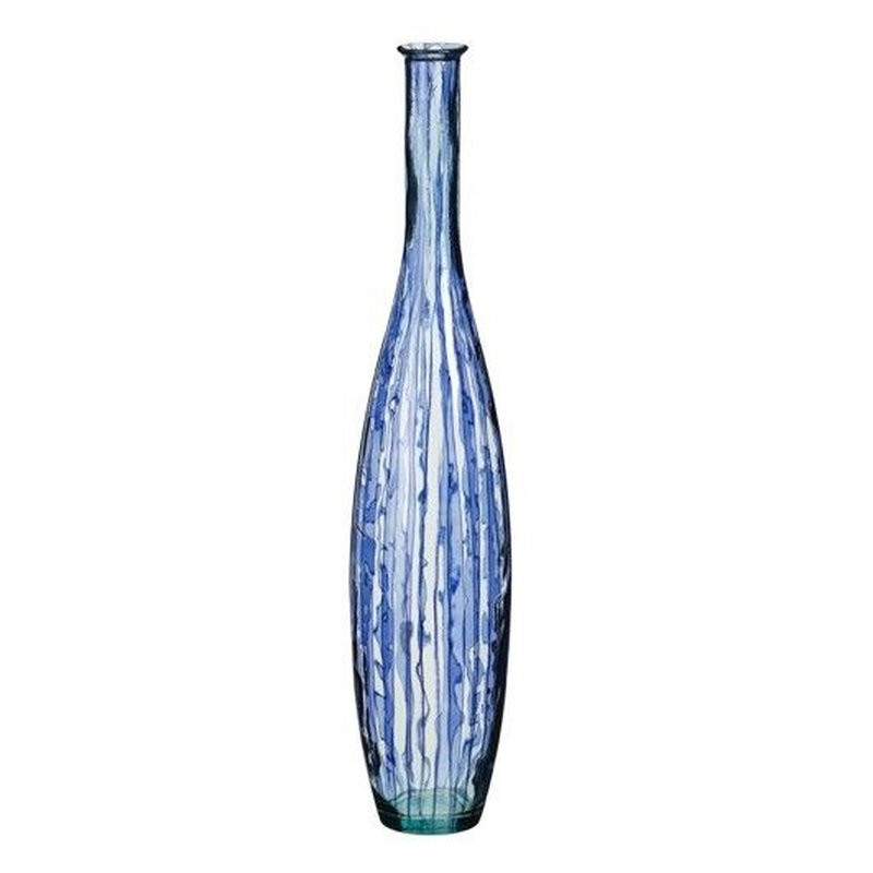 VASE PALERMO VERRE RECYCLE BLEU H60 D28CM de Edelman - deco maison et noël dans E009