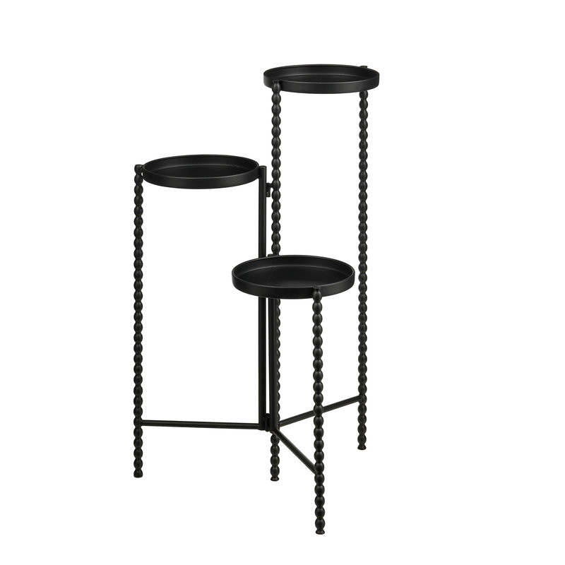 PORTE PLANTE SALVO NOIR L40XB40 H70CM de Edelman - deco maison et noël dans E009