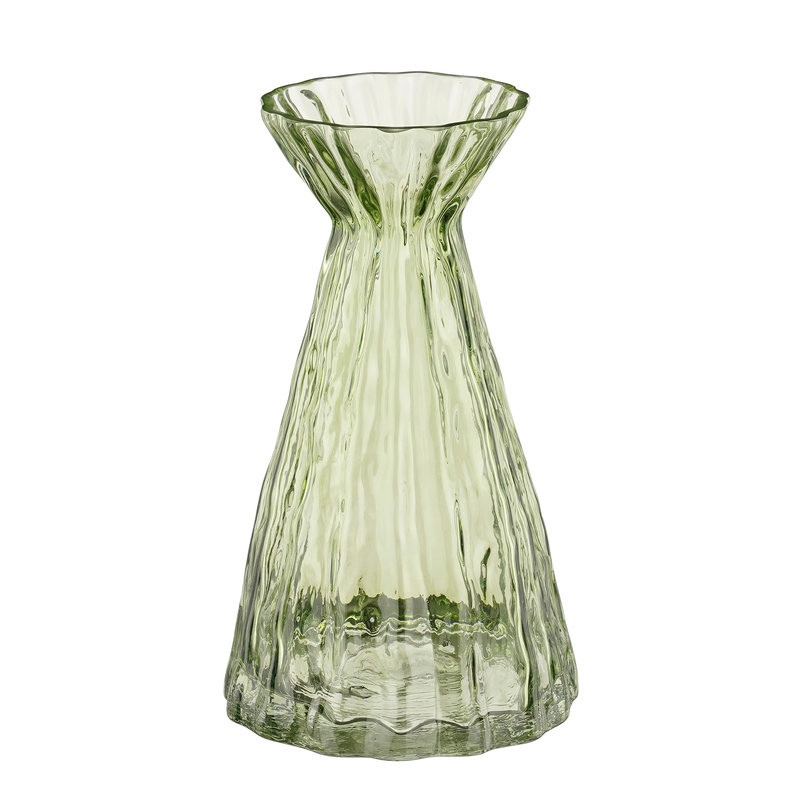 VASE LAUREN VERRE VERT H28 D16CM de Edelman - deco maison et noël dans E009