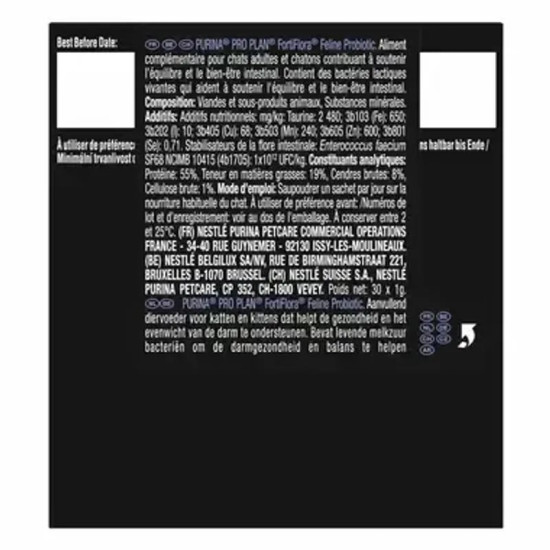 Pro plan FortiFlora Probiotique chat 15g de Proplan - croquette chien et chat dans N017