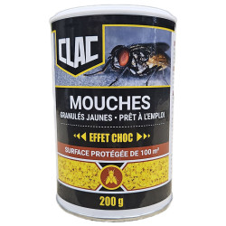 Granules anti-mouches 200g - insecticide efficace intérieur extérieur