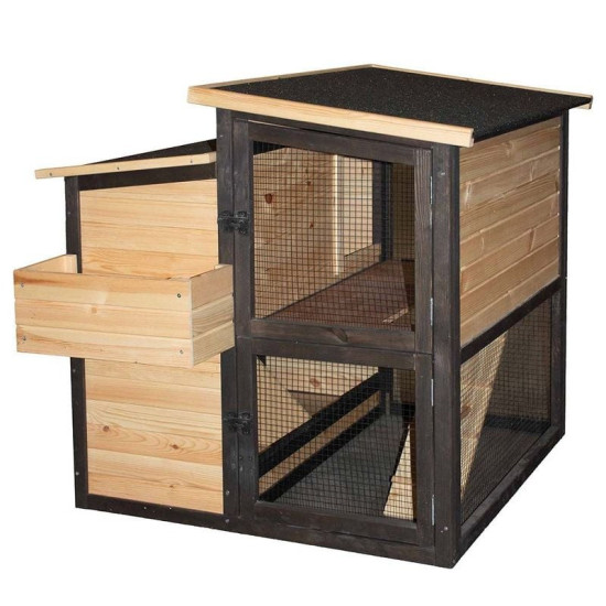 Poulailler cackleberry cabin 98x111x95cm couleur bois Woodland de Animalerie Libourne et Bordeaux - Gironde dans L043
