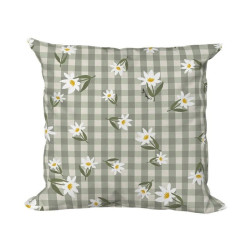 COUSSIN CLEMENTINE 40x40 AMANDE de Jardin Privé - NP créations dans N032