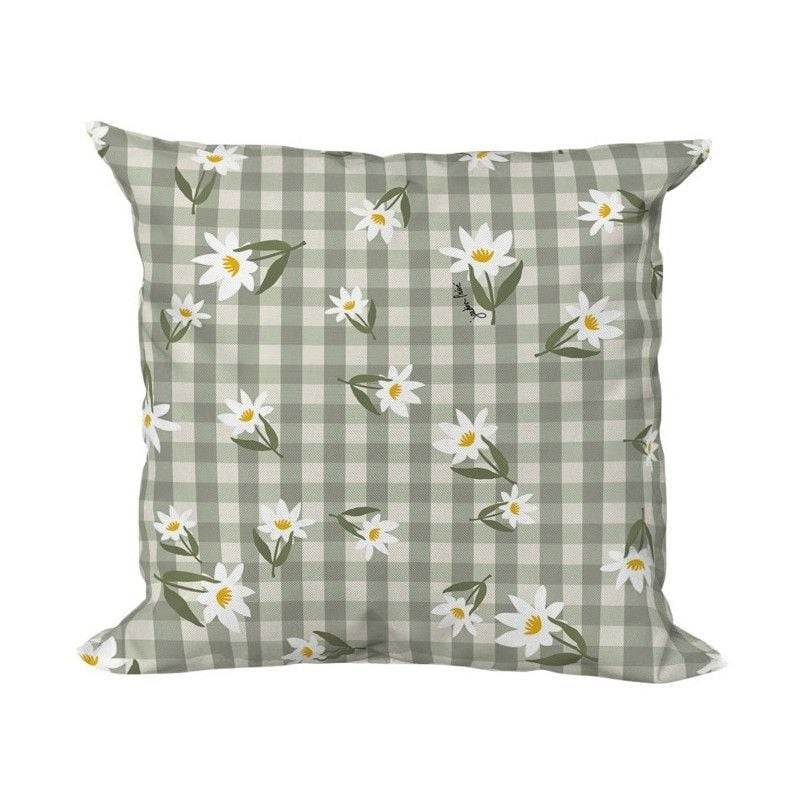 COUSSIN CLEMENTINE 40x40 AMANDE de Jardin Privé - NP créations dans N032