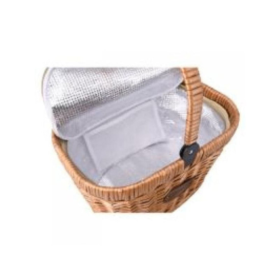 PANIER VELO CHANTILLY VICHY ROUGE de Les Jardins de la Comtesse - panier pique nique dans L087