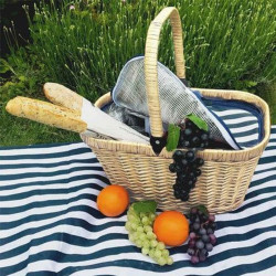 PANIER CHANTILLY MARINE de Les Jardins de la Comtesse - panier pique nique dans L087