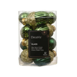 GLAND MIX VERT PIN X12 de Déco de Noël - Jardinerie Bordeaux et Libourne dans K004