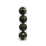 BOULE MIX VERT PIN X4 de Déco de Noël - Jardinerie Bordeaux et Libourne dans K004