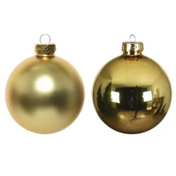 BOULE MIX OR CLAIR X16 de Déco de Noël - Jardinerie Bordeaux et Libourne dans K004