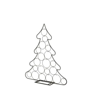 SAPIN FER 3 ETAGERES NOIR H96CM de Déco de Noël - Jardinerie Bordeaux et Libourne dans K004