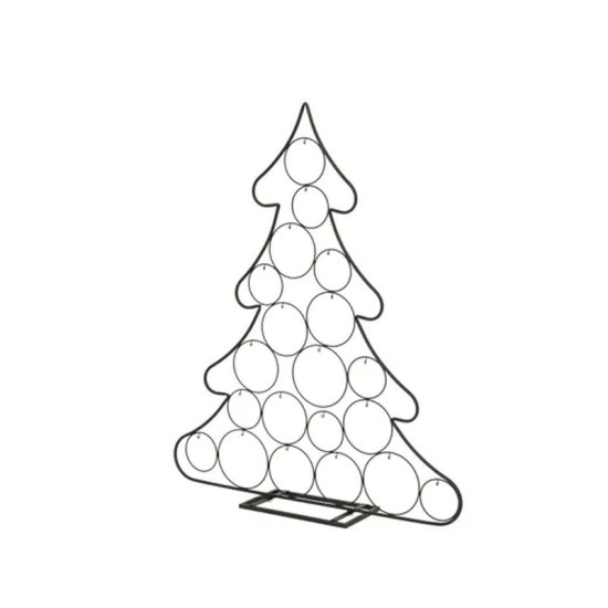 SAPIN FER 3 ETAGERES NOIR H96CM de Déco de Noël - Jardinerie Bordeaux et Libourne dans K004