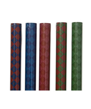 PAPIER CADEAU CARREAUX 2M 5ASS de Déco de Noël - Jardinerie Bordeaux et Libourne dans K004