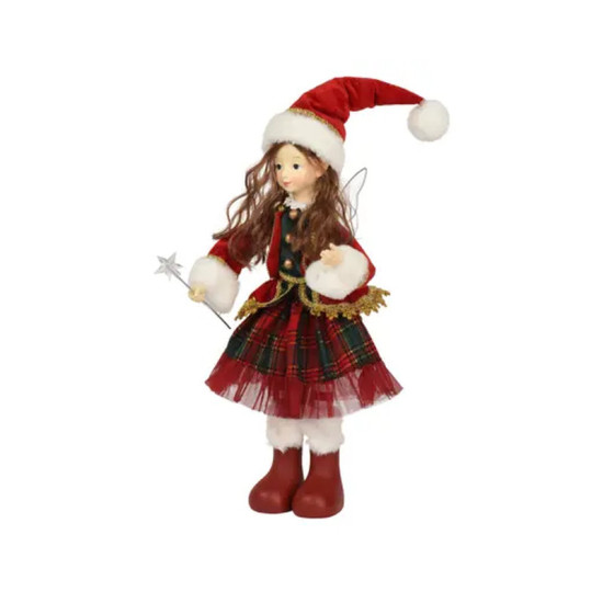 FEE ROUGE/COULEUR H45CM de Déco de Noël - Jardinerie Bordeaux et Libourne dans K004