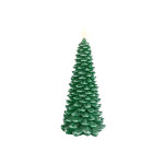 BOUGIE SAPIN 1L VERT/BLANC CHAUD de Déco de Noël - Jardinerie Bordeaux et Libourne dans K004
