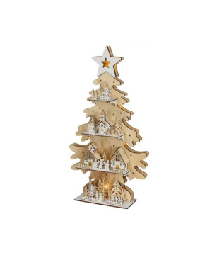 PAYSAGE SAPIN 10L NATUREL/BLANC CHAUD de Déco de Noël - Jardinerie Bordeaux et Libourne dans K004