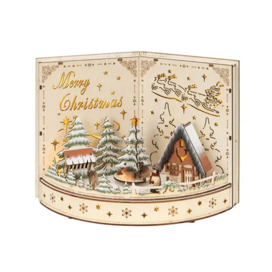 PAYSAGE LIVRE 13L COULEURS/BLANC CHAUD de Déco de Noël - Jardinerie Bordeaux et Libourne dans K004