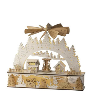 PAYSAGE CONTREPLAQUE 10L NATUREL/BLANC CHAUD de Déco de Noël - Jardinerie Bordeaux et Libourne dans K004