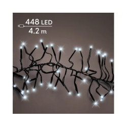 GUIRLANDE GRAPPE NOIR/BLANC FROID 448L 4.20M de Déco de Noël - Jardinerie Bordeaux et Libourne dans K004