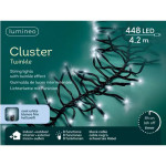 GUIRLANDE GRAPPE NOIR/BLANC FROID 448L 4.20M de Déco de Noël - Jardinerie Bordeaux et Libourne dans K004