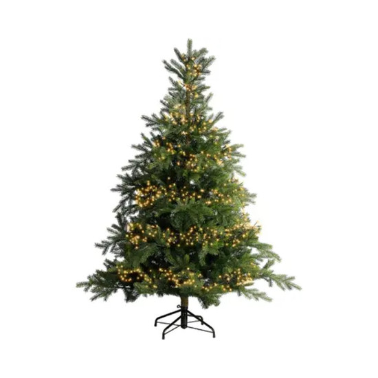 GUIRLANDE GRAPPE NOIR/BLANC CLASSIQUE 448L 4.20M de Déco de Noël - Jardinerie Bordeaux et Libourne dans K004
