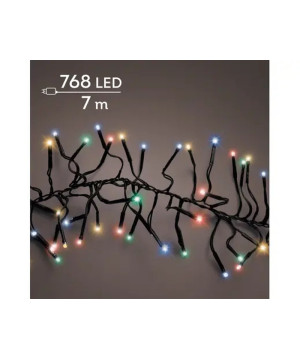GUIRLANDE GRAPPE NOIR/MULTI 768L 7M de Déco de Noël - Jardinerie Bordeaux et Libourne dans K004