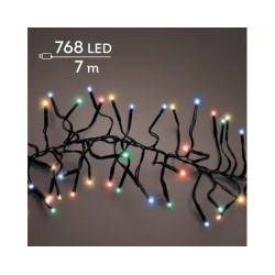 GUIRLANDE GRAPPE NOIR/MULTI 768L 7M de Déco de Noël - Jardinerie Bordeaux et Libourne dans K004
