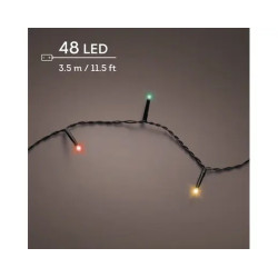 GUIRLANDE DURAWISE 48L NOIR/MULTI 3.5M de Déco de Noël - Jardinerie Bordeaux et Libourne dans K004