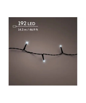 GUIRLANDE DURAWISE 192L NOIR/BLANC FROID 14.3M de Déco de Noël - Jardinerie Bordeaux et Libourne dans K004
