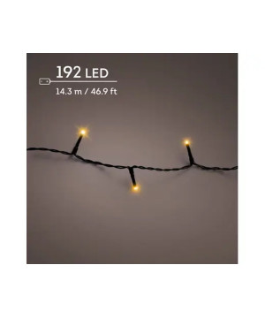 GUIRLANDE DURAWISE 192L NOIR/BLANC 14.3M de Déco de Noël - Jardinerie Bordeaux et Libourne dans K004