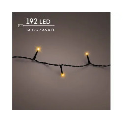 GUIRLANDE DURAWISE 192L NOIR/BLANC 14.3M de Déco de Noël - Jardinerie Bordeaux et Libourne dans K004