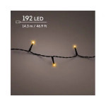 GUIRLANDE DURAWISE 192L NOIR/BLANC 14.3M de Déco de Noël - Jardinerie Bordeaux et Libourne dans K004