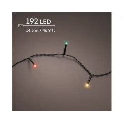 GUIRLANDE DURAWISE 192L NOIR/MULTI 14.3M de Déco de Noël - Jardinerie Bordeaux et Libourne dans K004