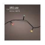 GUIRLANDE DURAWISE 192L NOIR/MULTI 14.3M de Déco de Noël - Jardinerie Bordeaux et Libourne dans K004