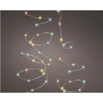 GUIRLANDE DURAWISE 50L ARGENT/MULTI 2.45M de Déco de Noël - Jardinerie Bordeaux et Libourne dans K004