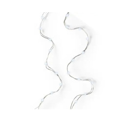GUIRLANDE DURAWISE 50L ARGENT/BLANC FROID 2.45M de Déco de Noël - Jardinerie Bordeaux et Libourne dans K004