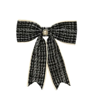 NOEUD A/SUSPENSION STRASS NOIR H40CM de Déco de Noël - Jardinerie Bordeaux et Libourne dans K004