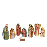 8 FIGURINES CRECHE POLYRESINE MULTI H15CM de Déco de Noël - Jardinerie Bordeaux et Libourne dans K004