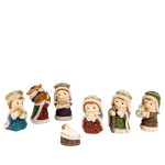 7 FIGURINES CRECHE POLYRESINE MULTI H10CM de Déco de Noël - Jardinerie Bordeaux et Libourne dans K004