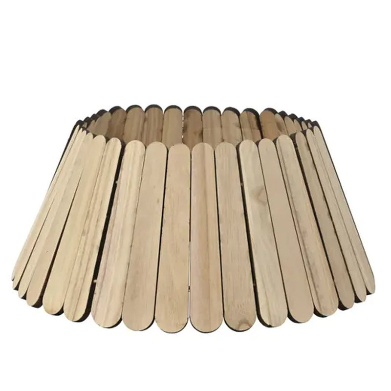 CACHE PIED SAPIN BOIS BRUN/BRUN MELE D57CM H28CM de Déco de Noël - Jardinerie Bordeaux et Libourne dans K004