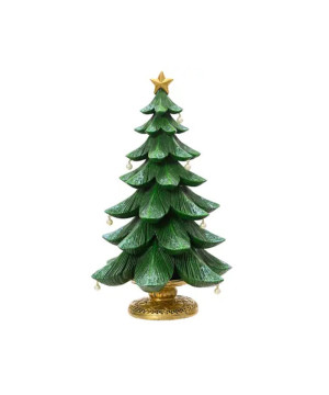SAPIN PERLES VERT/OR H36.5CM de Déco de Noël - Jardinerie Bordeaux et Libourne dans K004